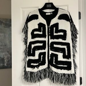 RD Style Zip Sweater Poncho